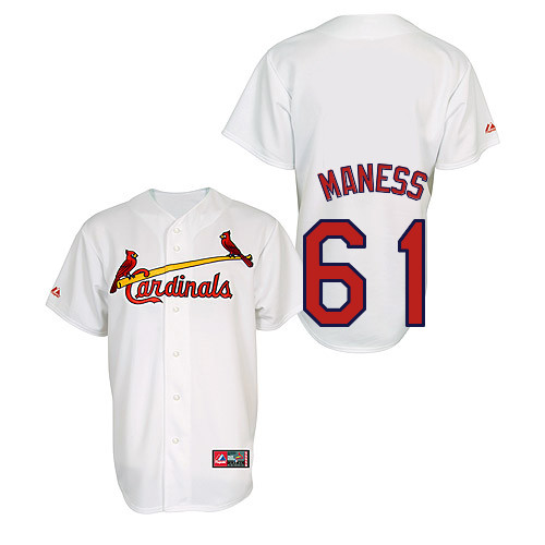 Seth Maness #61 Youth Baseball Jersey-St Louis Cardinals Authentic Home Jersey by Majestic Athletic MLB Jersey
